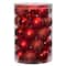 30ct. 2.5" Red Shatterproof Christmas Ornaments